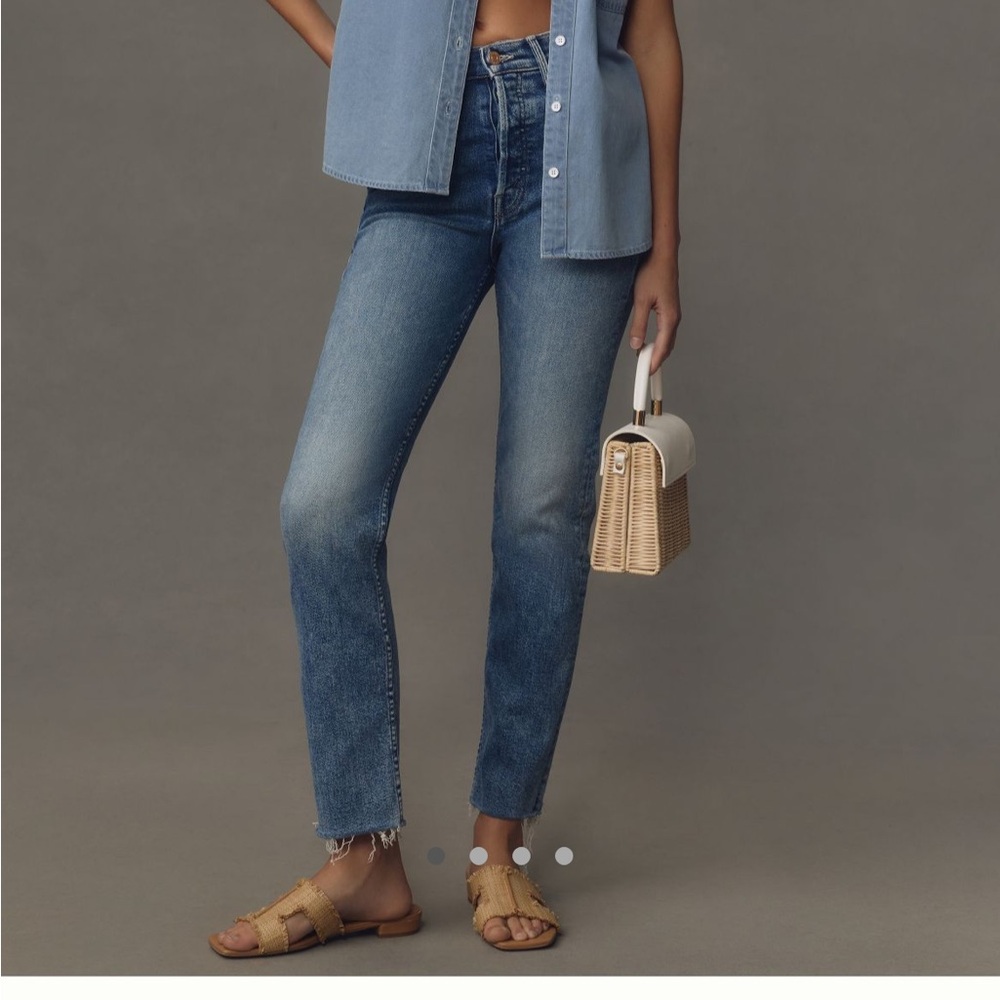 Mother tomcat ankle fray NWT 28